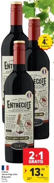 Offre: France Vin de Pays d'Oc Entrecôte