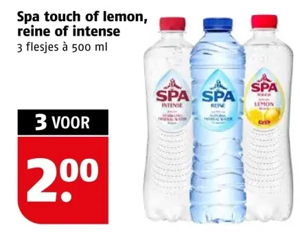 Aanbieding: Spa touch of lemon, reine of intense