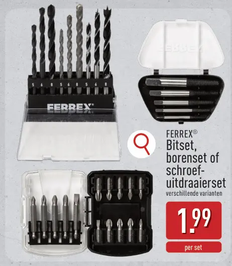 Promotie: Bitset, borenset of schroef-uitdraaierset