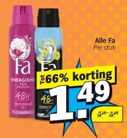 Aanbieding: Fa