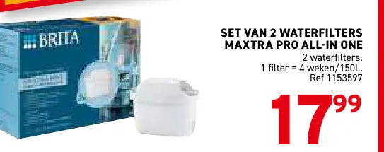 Promotie: Waterfilters maxtra pro all-in one