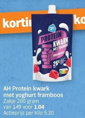 Promotie: Protein kwark met yoghurt framboos