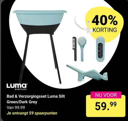 Aanbieding: Bad & Verzorgingsset Luma Silt