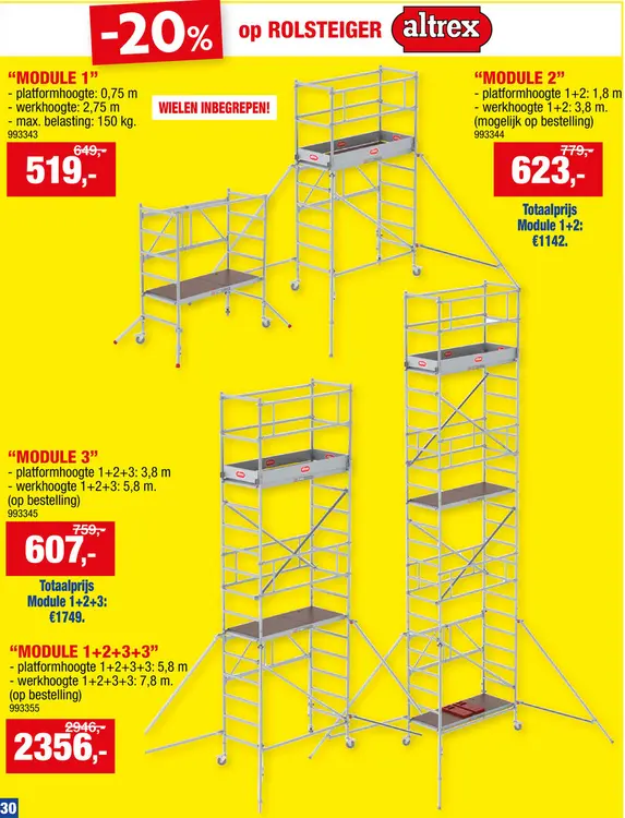 Promotie: RS Tower 34 stelling module 1