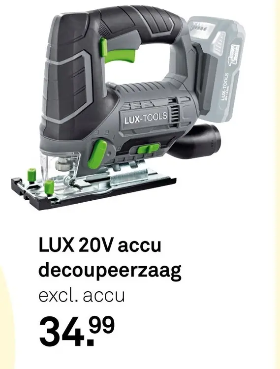Aanbieding: 20V accu decoupeerzaag