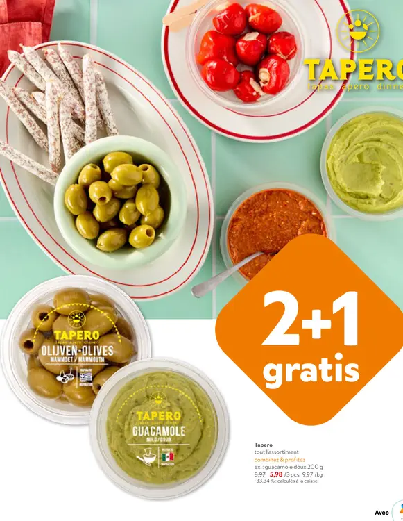 Offre: guacamole doux