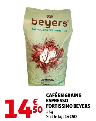 Promotie: Café en grains espresso fortissimo