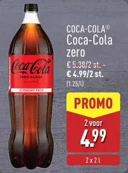 Aanbieding: Coca-Cola zero