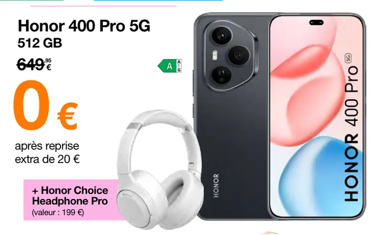 Offre: Honor 400 Pro 5G