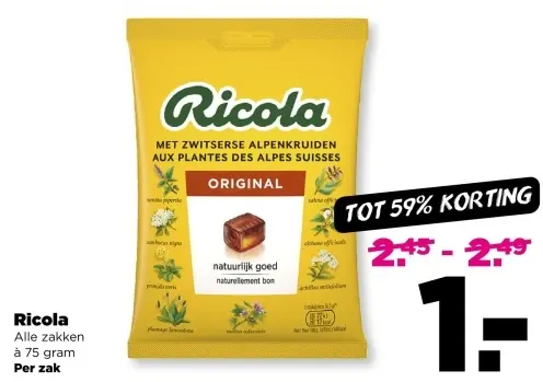 Aanbieding: Ricola