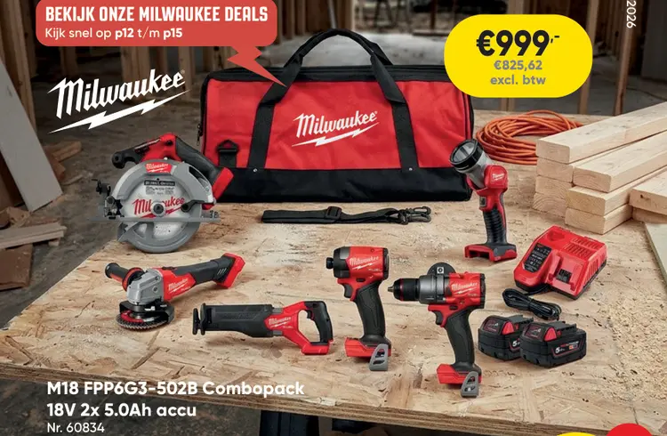 Promotie: M18 FPP6G3-502B Combopack