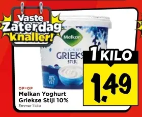 Aanbieding: Yoghurt Griekse Stijl 10%