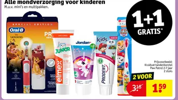 Aanbieding: Alle mondverzorging voor kinderen