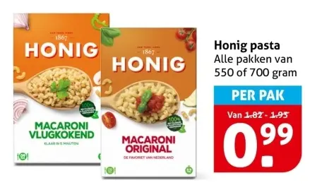 Aanbieding: Honig pasta