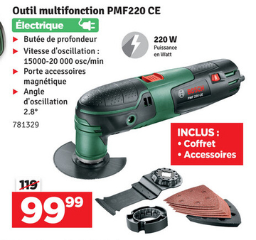 Aanbieding: Outil multifonction PMF220 CE