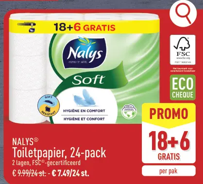 Promotie: Toiletpapier