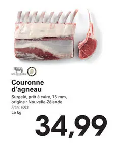 Offre: Couronne d'agneau