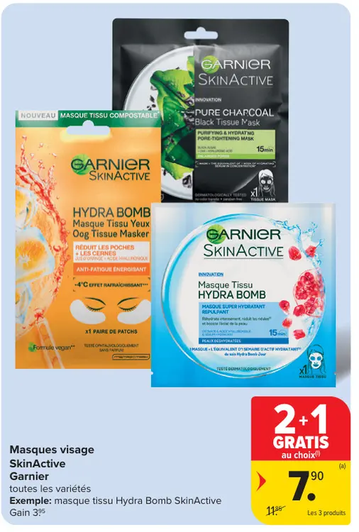 Offre: Masques visage SkinActive
