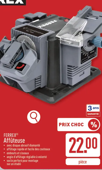 Offre: Affûteuse