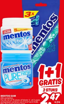 Aanbieding: MENTOS GUM