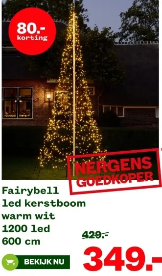 Aanbieding: Fairybell led kerstboom