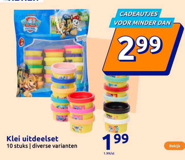 Aanbieding: Klei uitdeelset