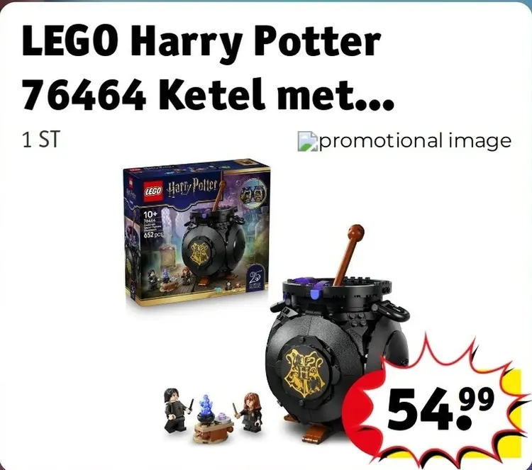 Aanbieding: LEGO Harry Potter 76464 Ketel met...