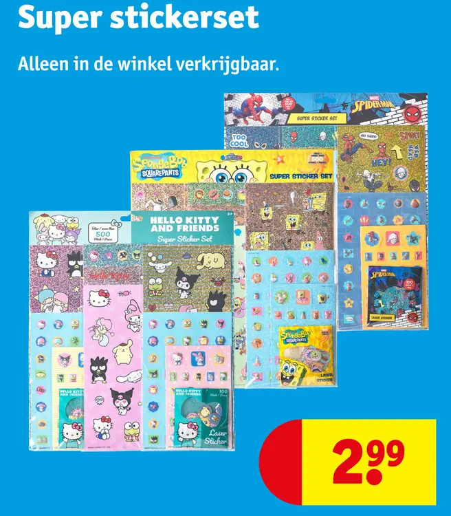 Aanbieding: Super stickerset