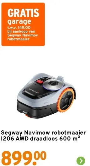 Aanbieding: Navimow robotmaaier I206 AWD draadloos