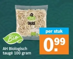 Aanbieding: Biologische taugé 100 gram
