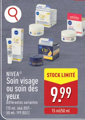 Offre: Soin visage ou soin des yeux