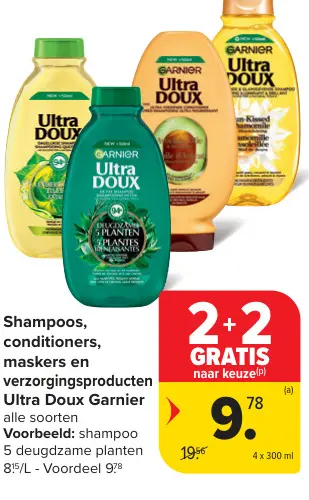 Promotie: Shampoos, conditioners, maskers en verzorging