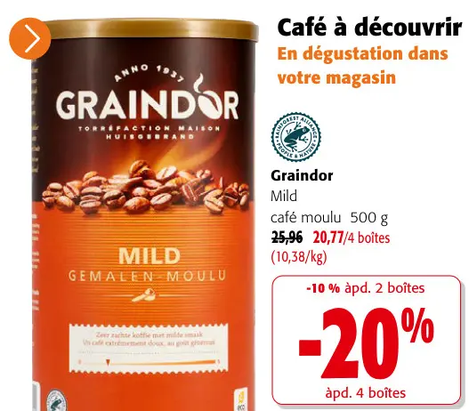 Offre: Café moulu