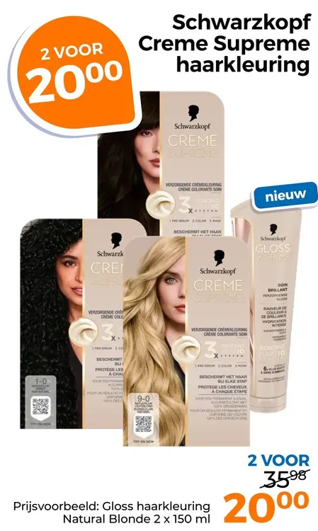 Aanbieding: Creme Supreme haarkleuring