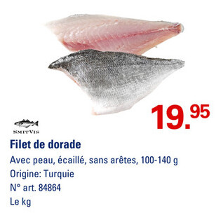 Offre: Filet de dorade