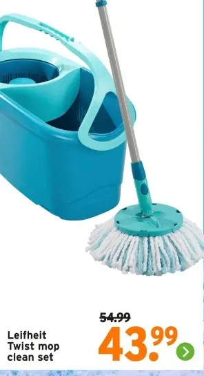 Aanbieding: Twist mop clean set