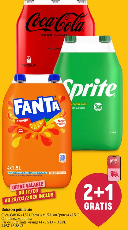 Offre: Boisson pétillante