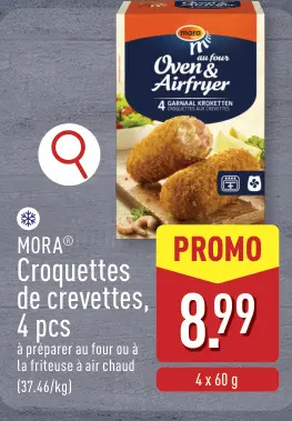 Offre: Croquettes de crevettes