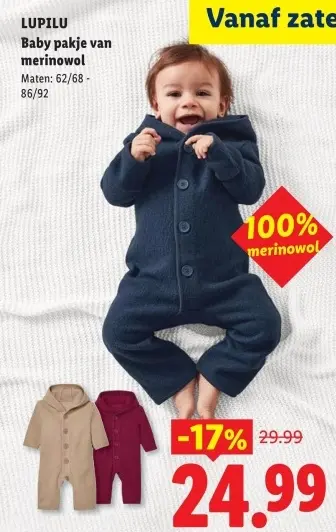 Aanbieding: Baby pakje van merinowol