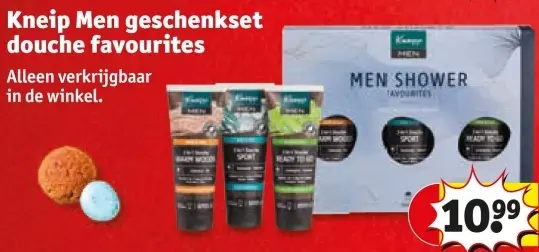 Aanbieding: Men geschenkset douche favourites