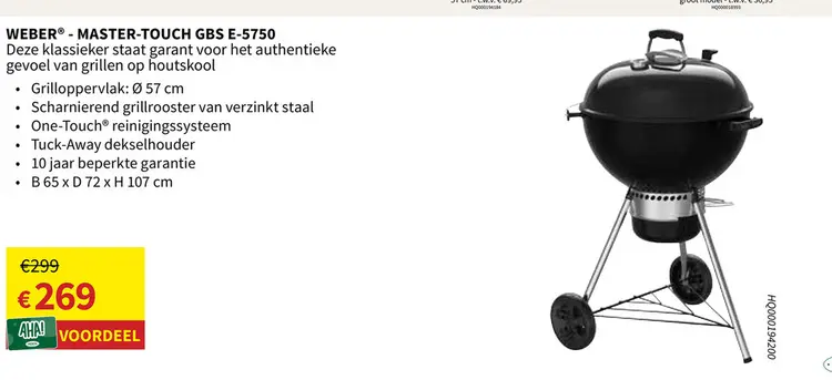 Promotie: Master-touch gbs e-5750