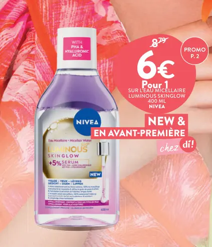 Offre: Eau micellaire luminous skinglow