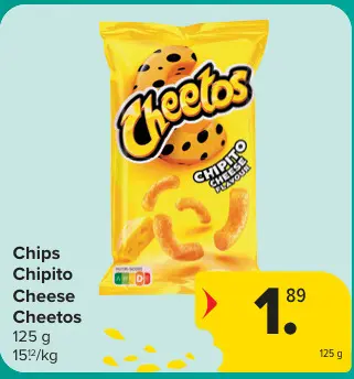 Promotie: Chipito Cheese Cheetos