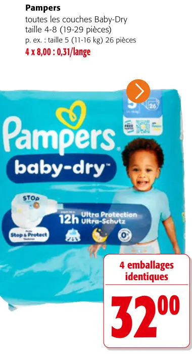 Offre: Baby-Dry luiers