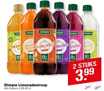Aanbieding: Slimpie Limonadesiroop