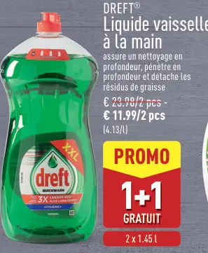 Offre: Liquide vaisselle à la main