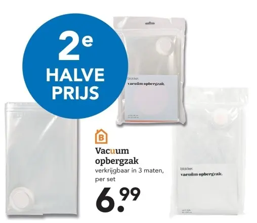 Aanbieding: Vacuum opbergzak