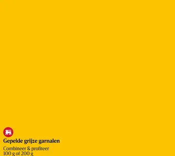 Aanbieding: Gepelde grijze garnalen