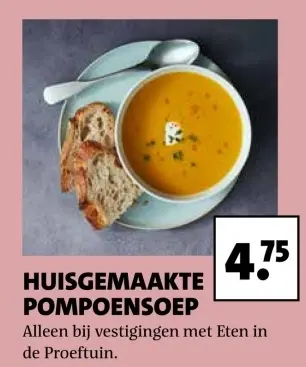 Aanbieding: Huisgemaakte pompoensoep