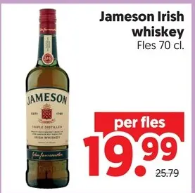 Aanbieding: Jameson Irish whiskey